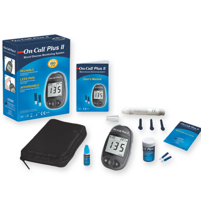 Gima Kit completo Glucometro mmo/L - On Call Plus II