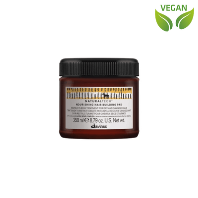 Davines | Soin restructurant pour cheveux secs et abîmés | NaturalTech Nourrissant Hair Building Pak 250 ml