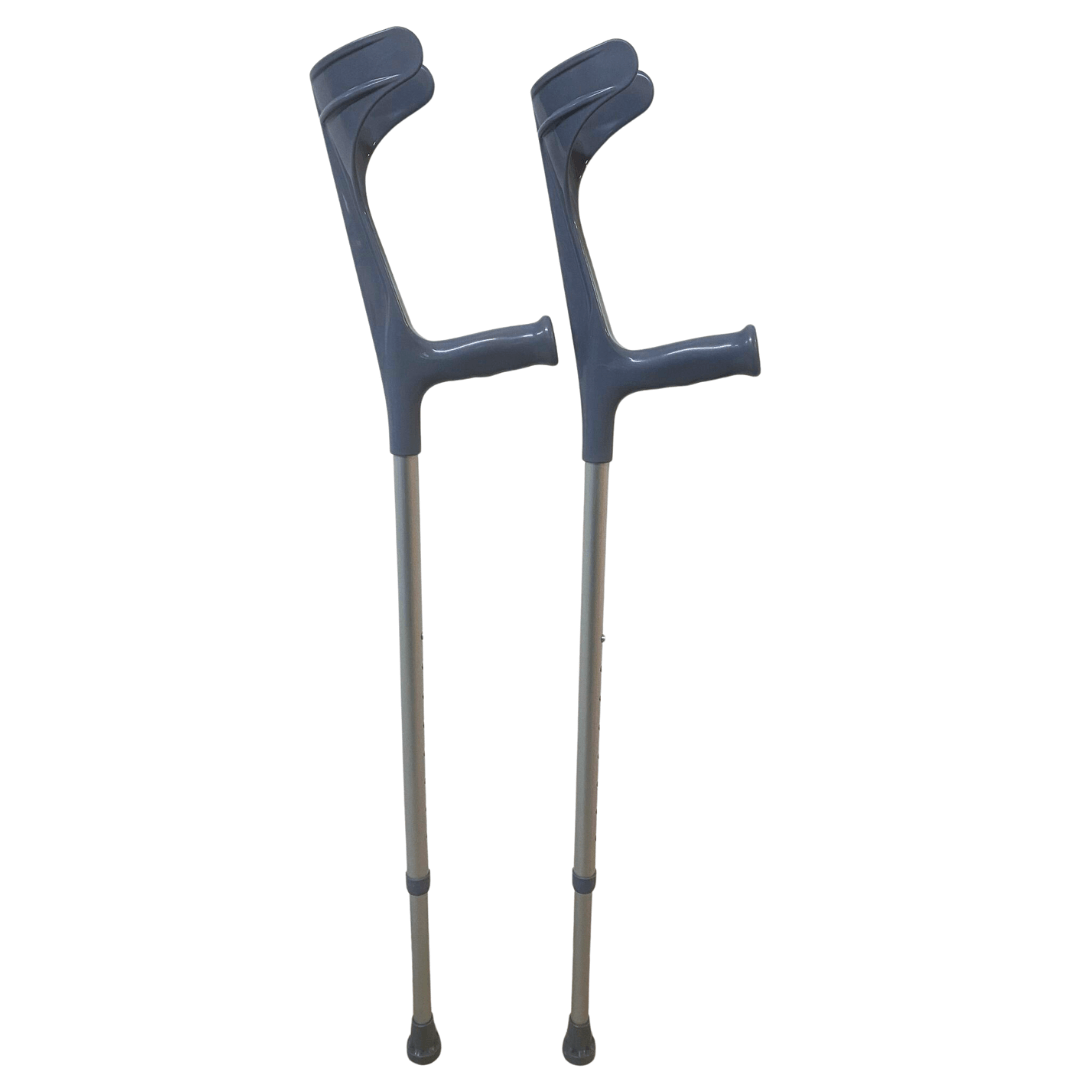 Paire de béquilles orthopédiques | Réglable en hauteur