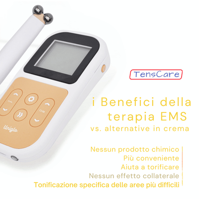 Tenscare - Électrostimulateur esthétique visage et corps - Uniglo & Uniwand